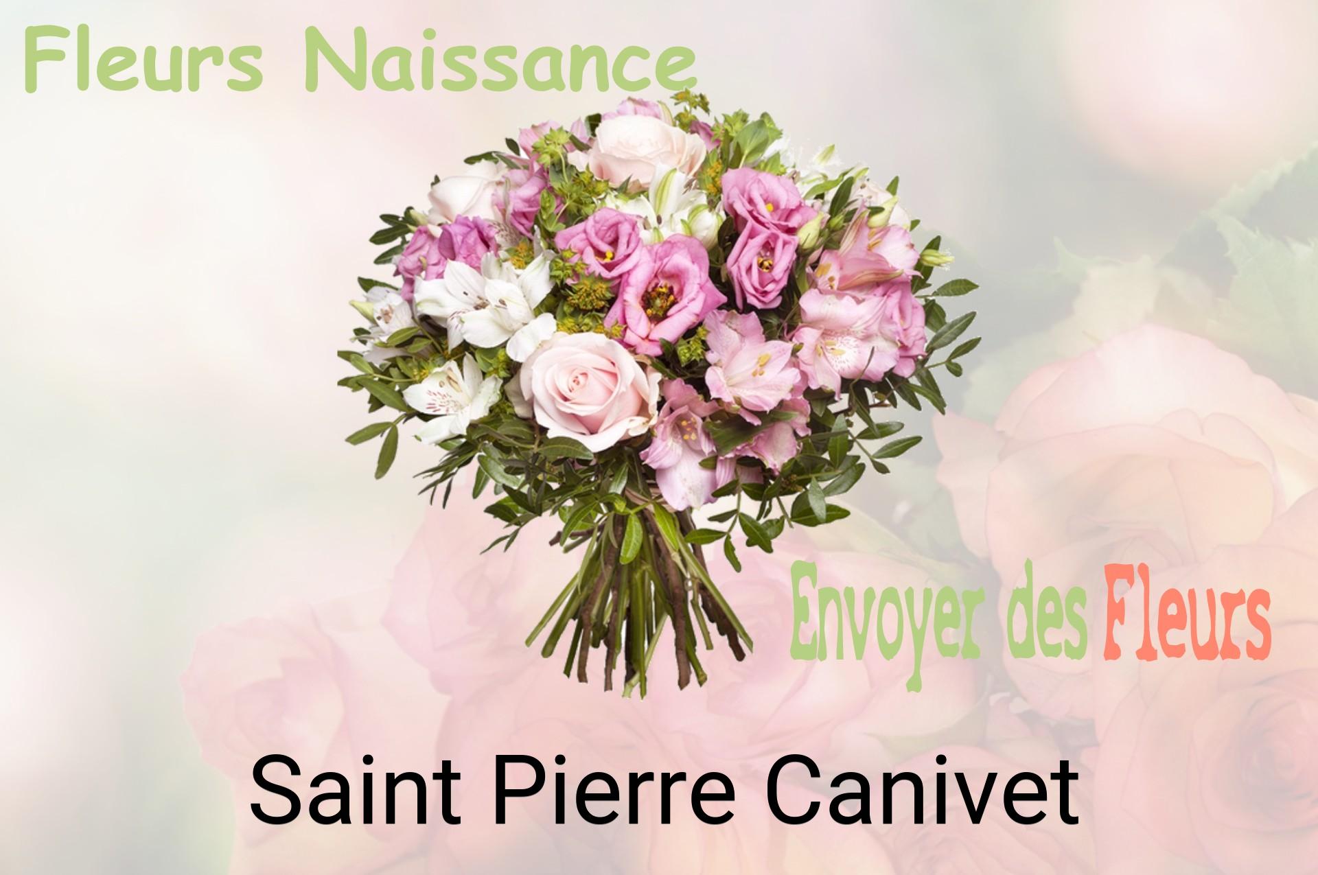 Bouquet de fleurs de naissance livré à Saint-Pierre-Canivet